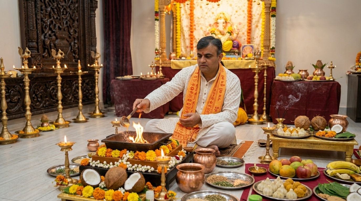 Yagna ceremony